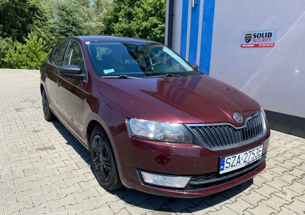 Skoda RAPID cena 26900 przebieg: 184450, rok produkcji 2013 z Szczecinek małe 596